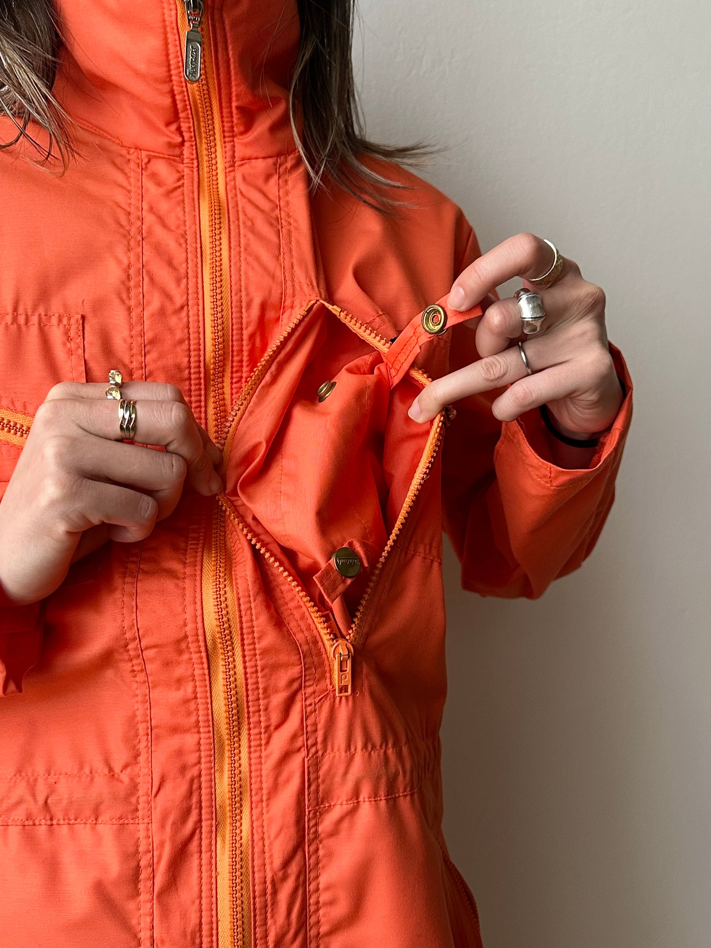 80s unique orange jumpsuits