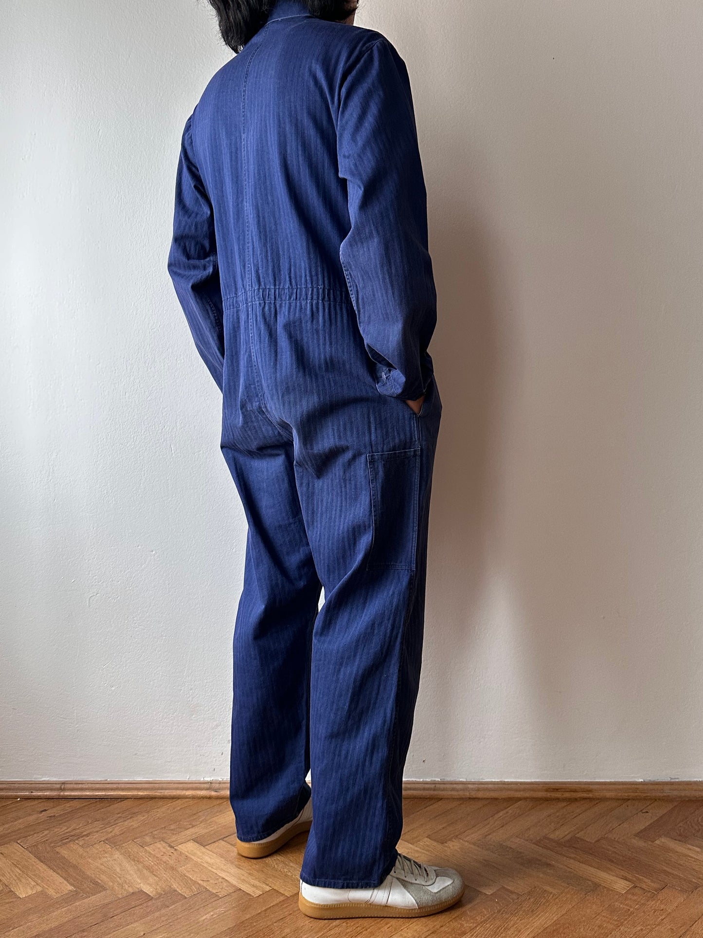 German work herringbone jumpsuit