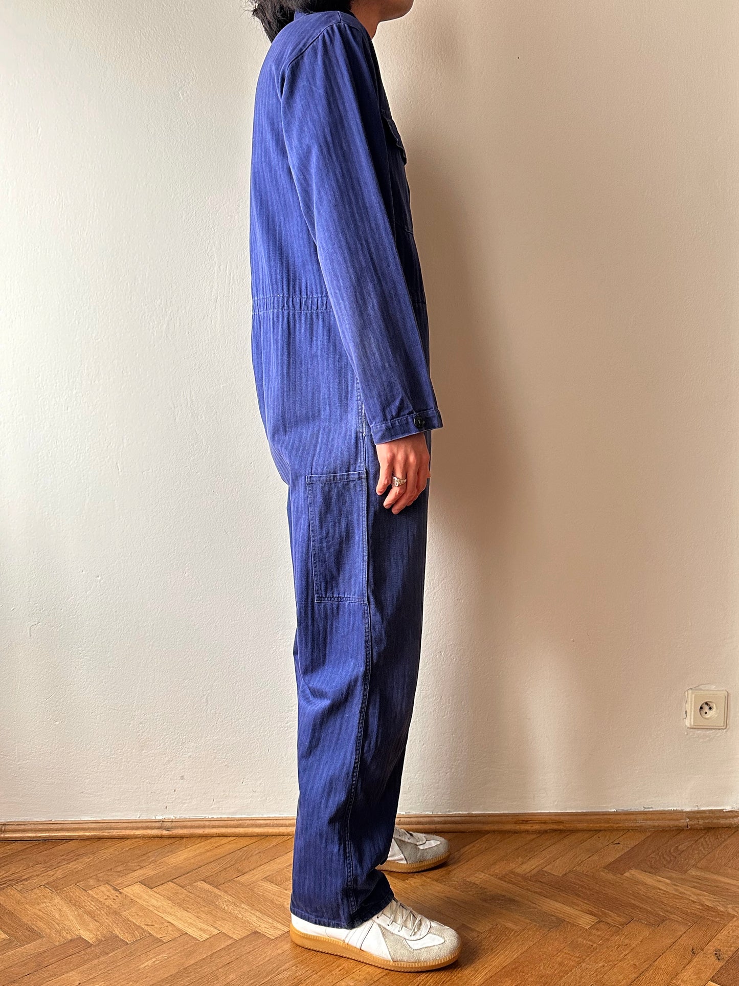 German work herringbone jumpsuit