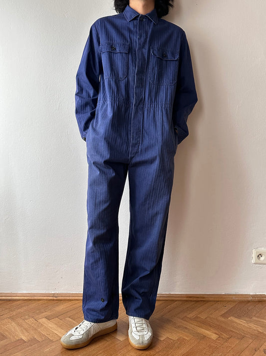 German work herringbone jumpsuit