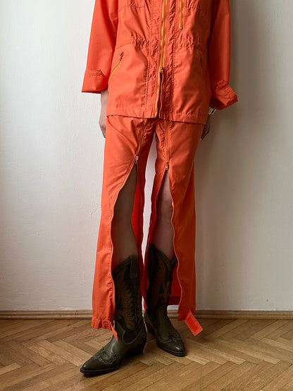 80s unique orange jumpsuits