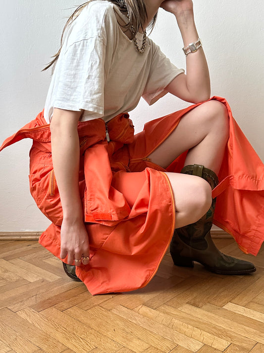 80s unique orange jumpsuits