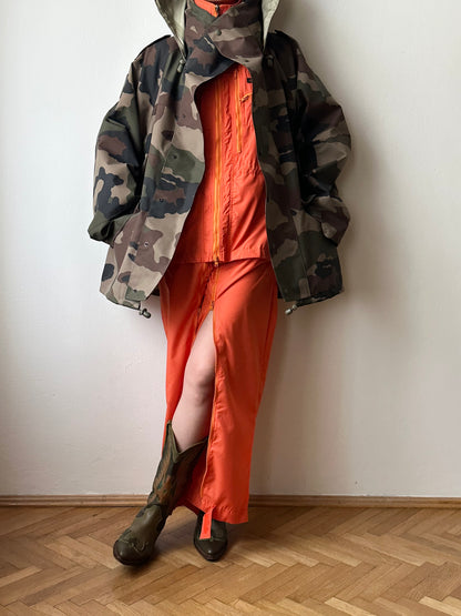 80s unique orange jumpsuits