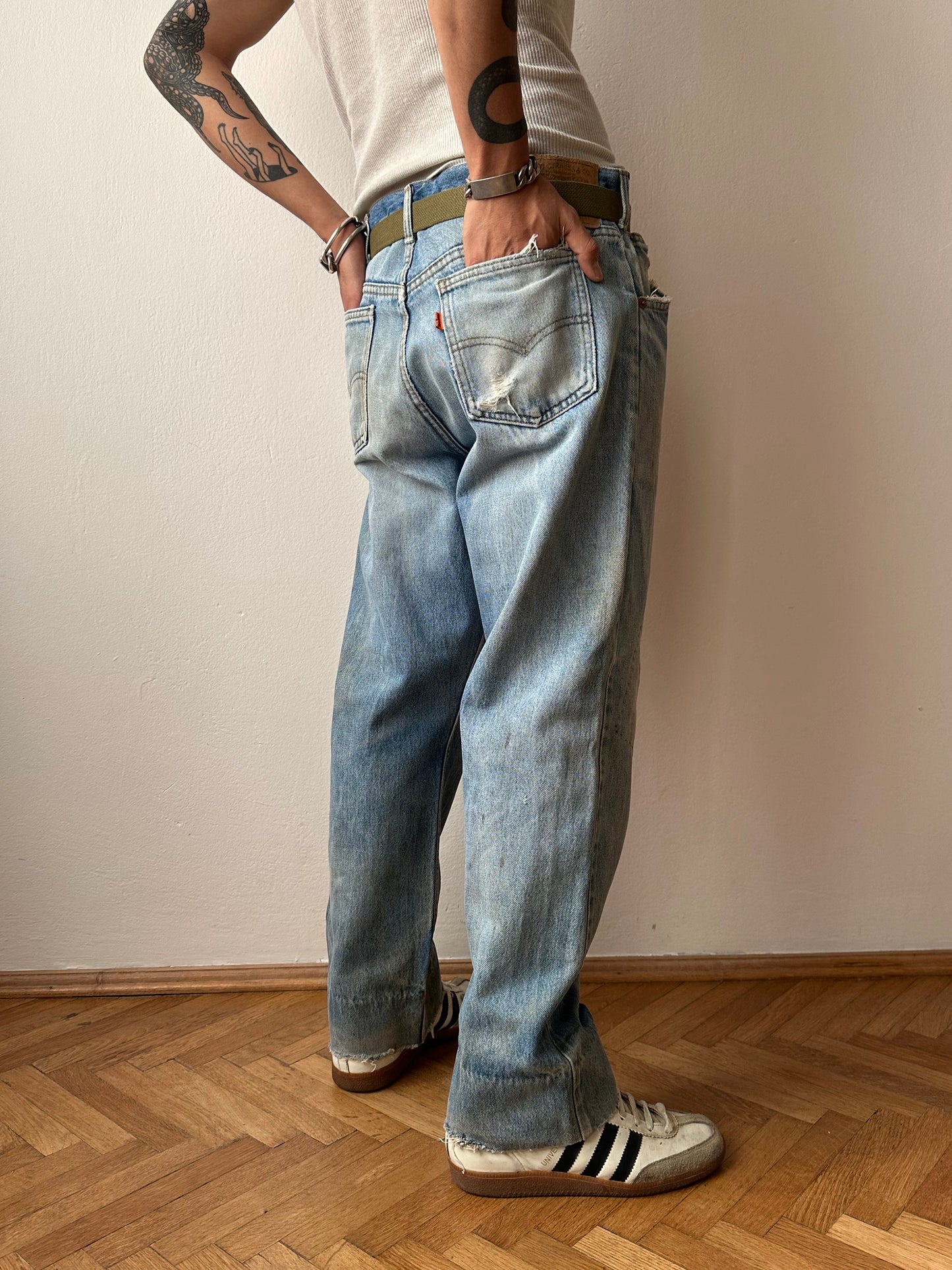 90s Levi's denim trousers - w33