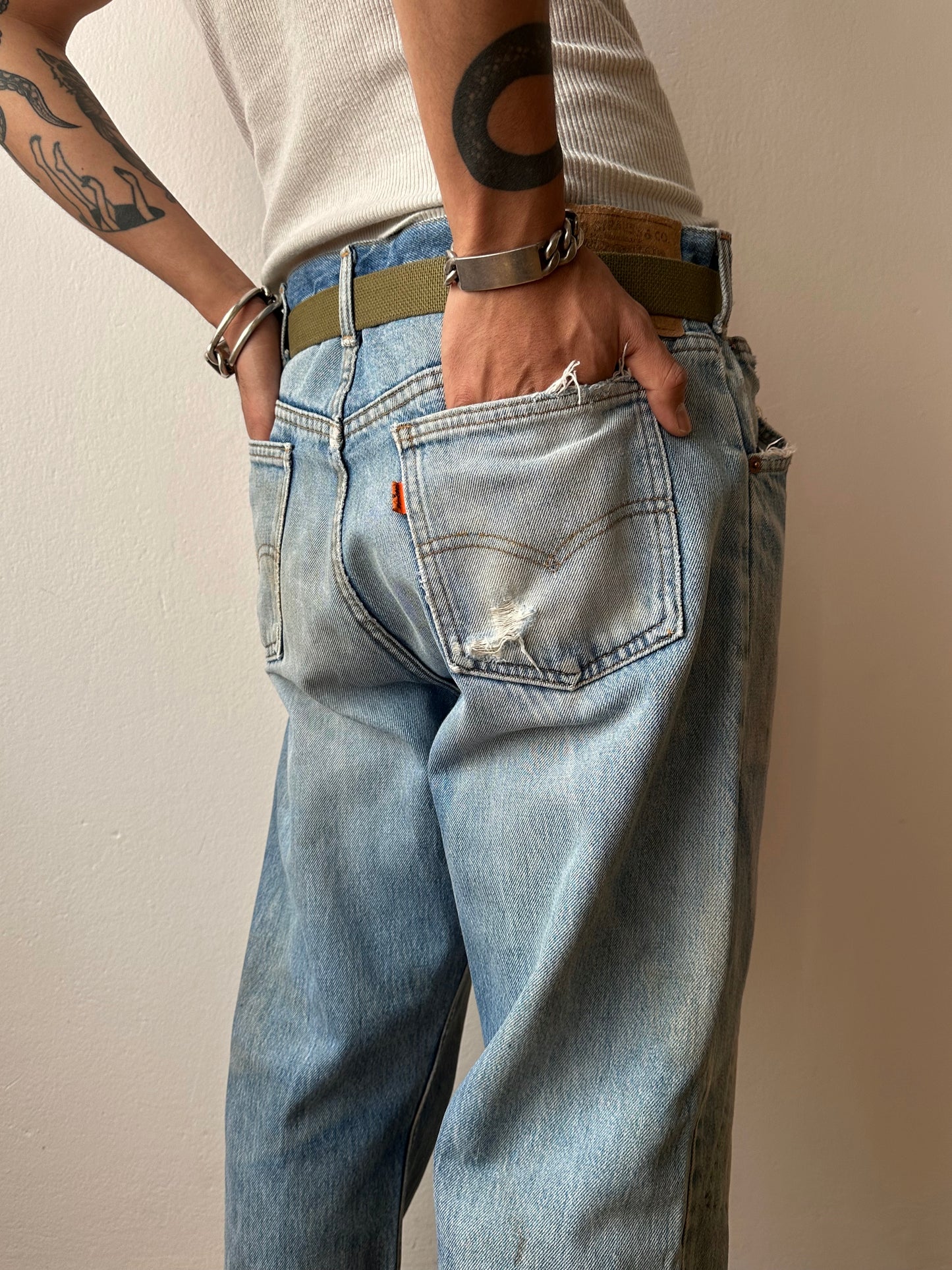 90s Levi's denim trousers - w33