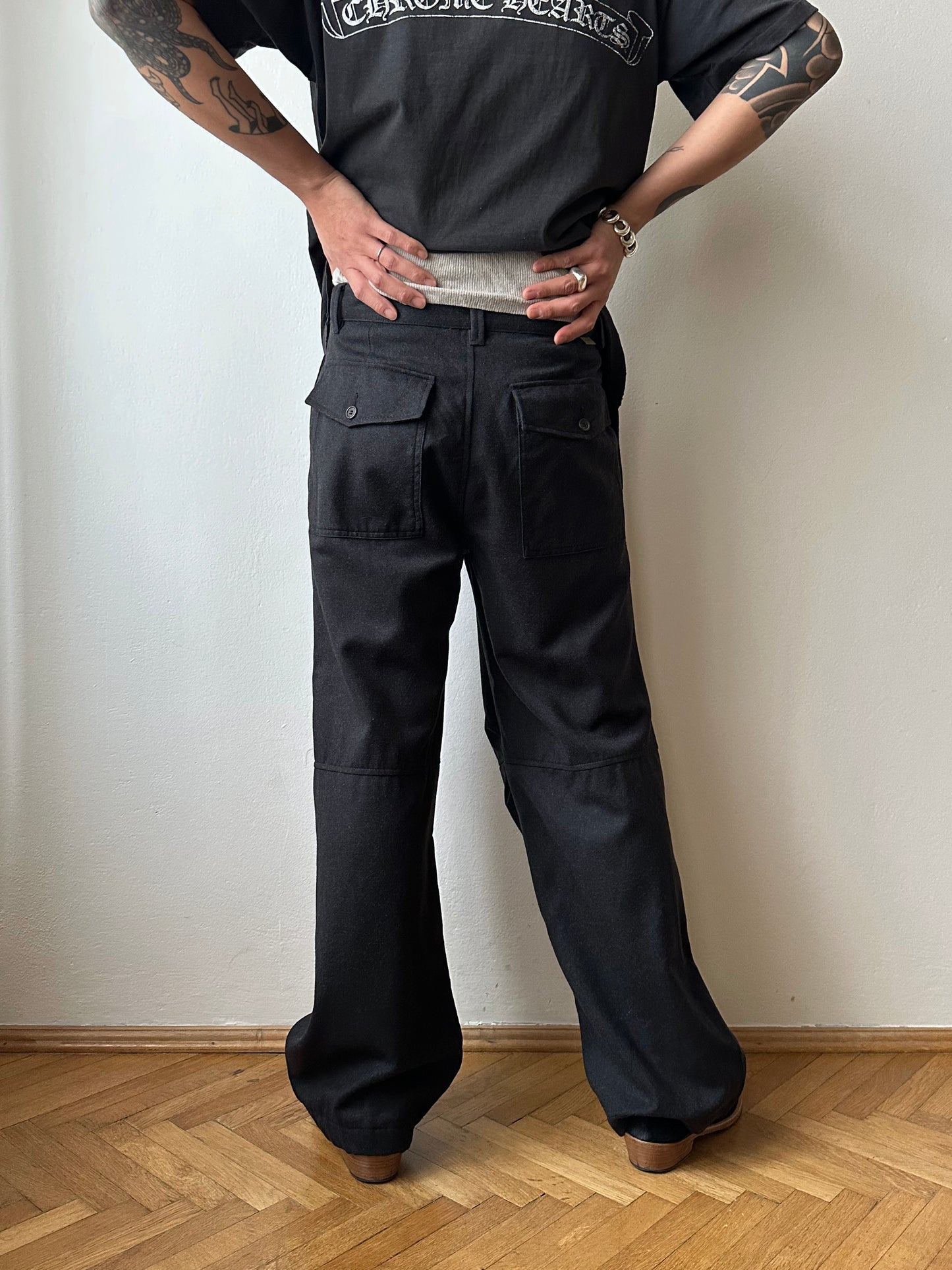 KENZO Homme light wool trousers - w31