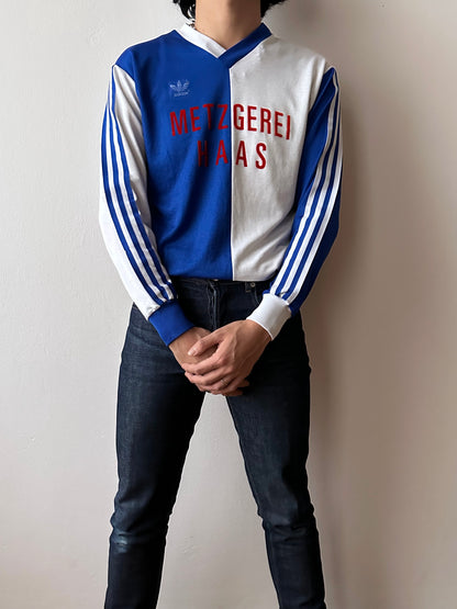 80s Adidas football shirt - M
