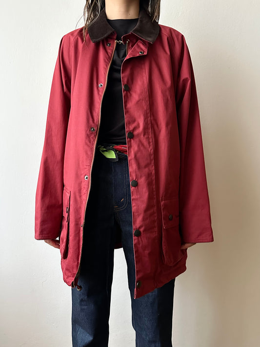 Barbour Beaufort nonwaxed hunting jacket