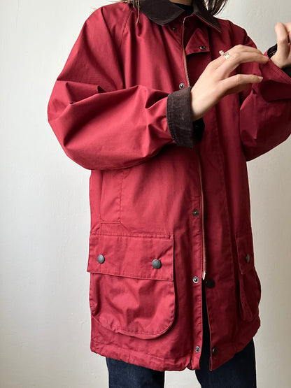 Barbour Beaufort nonwaxed hunting jacket