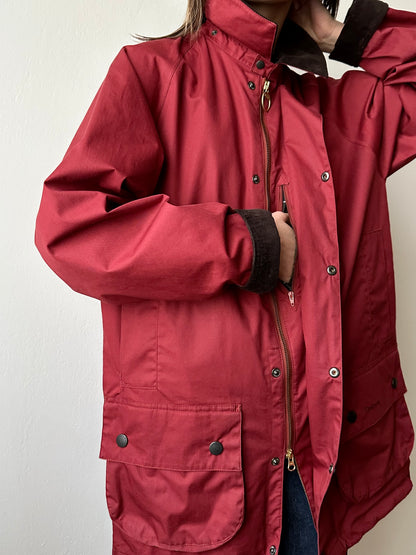 Barbour Beaufort nonwaxed hunting jacket