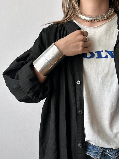 African silver armband