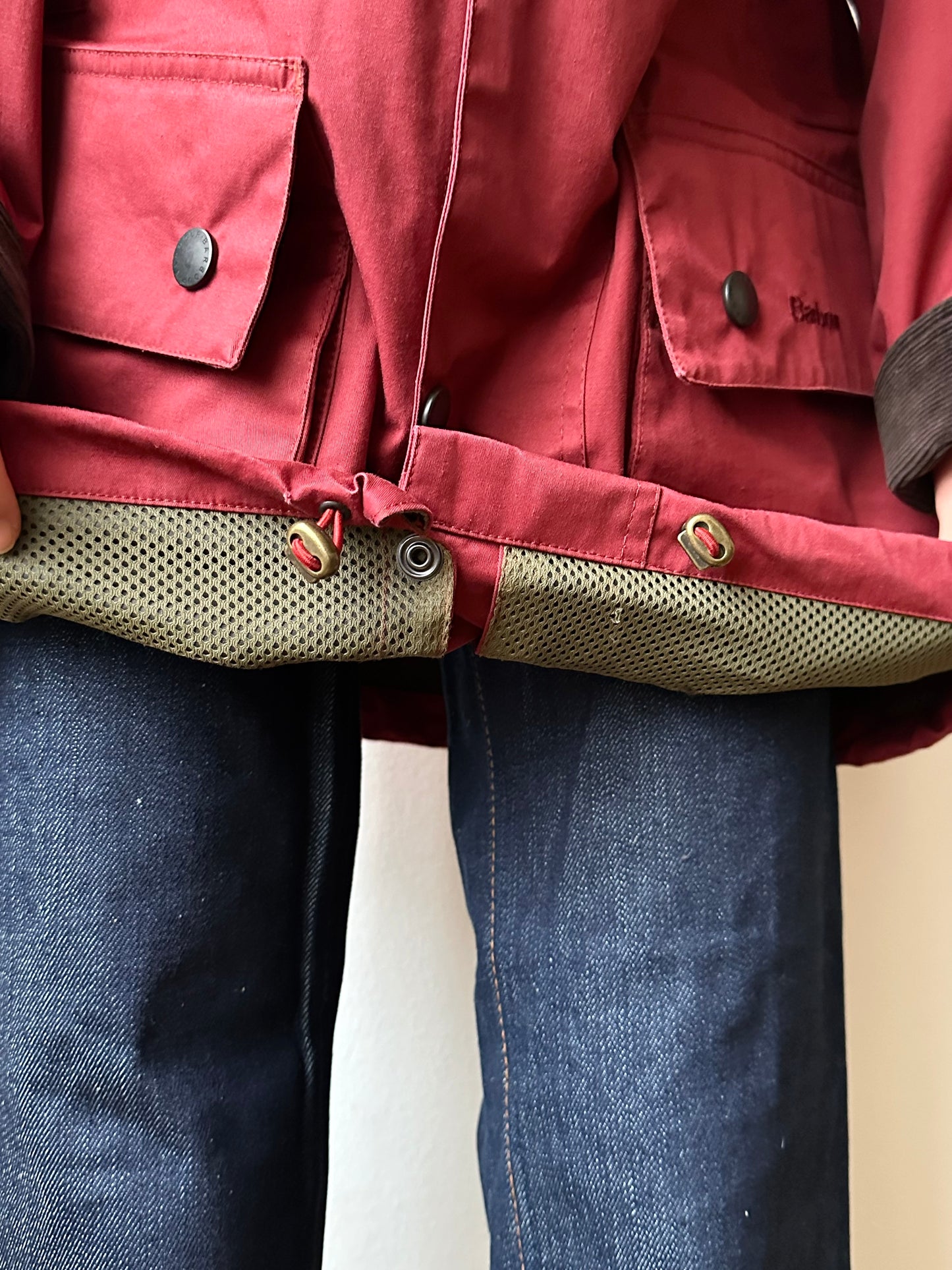 Barbour Beaufort nonwaxed hunting jacket