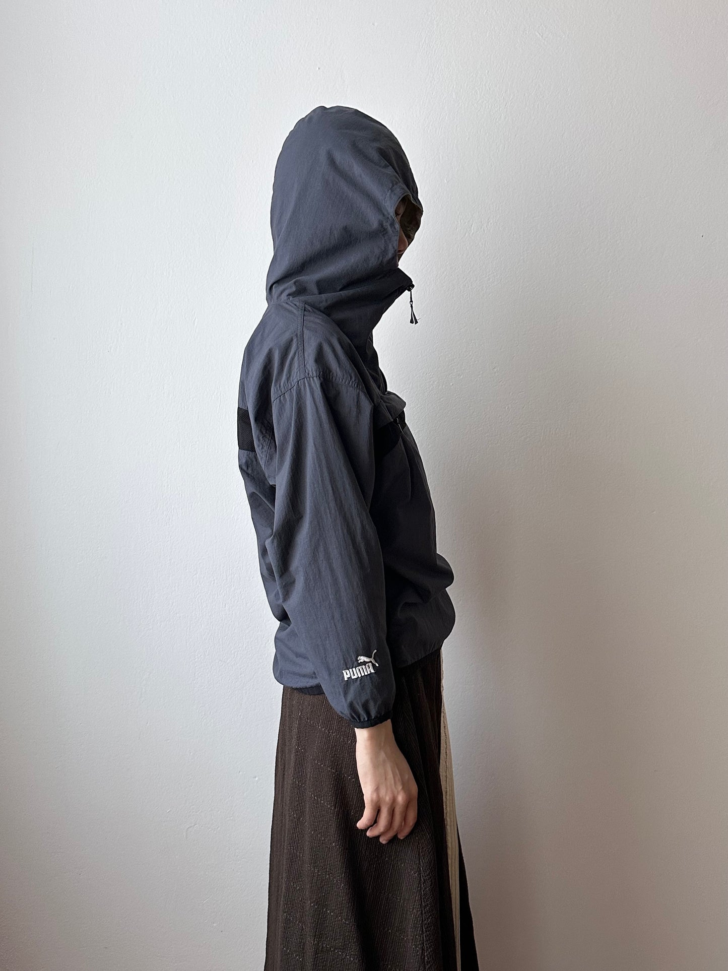 early 2000's PUMA packable nylon active smock