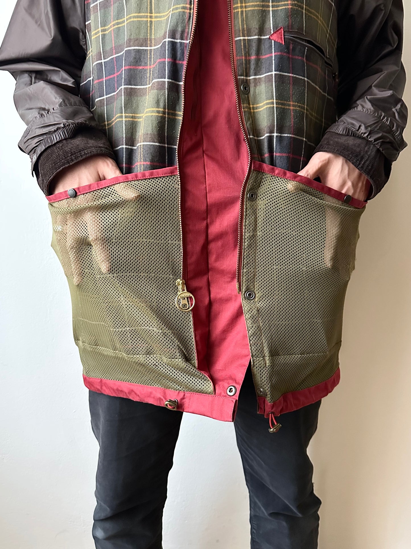 Barbour Beaufort nonwaxed hunting jacket