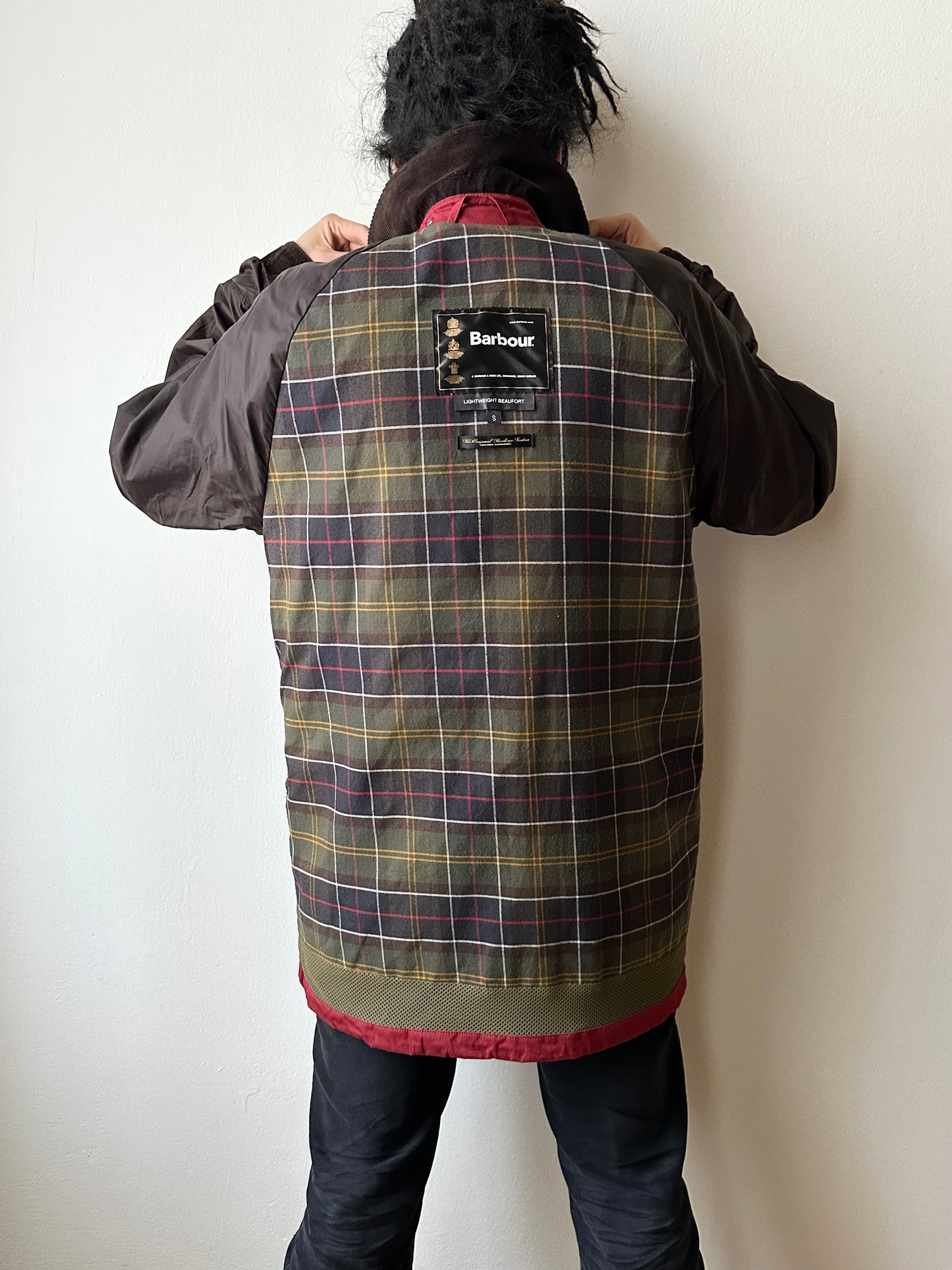 Barbour Beaufort nonwaxed hunting jacket