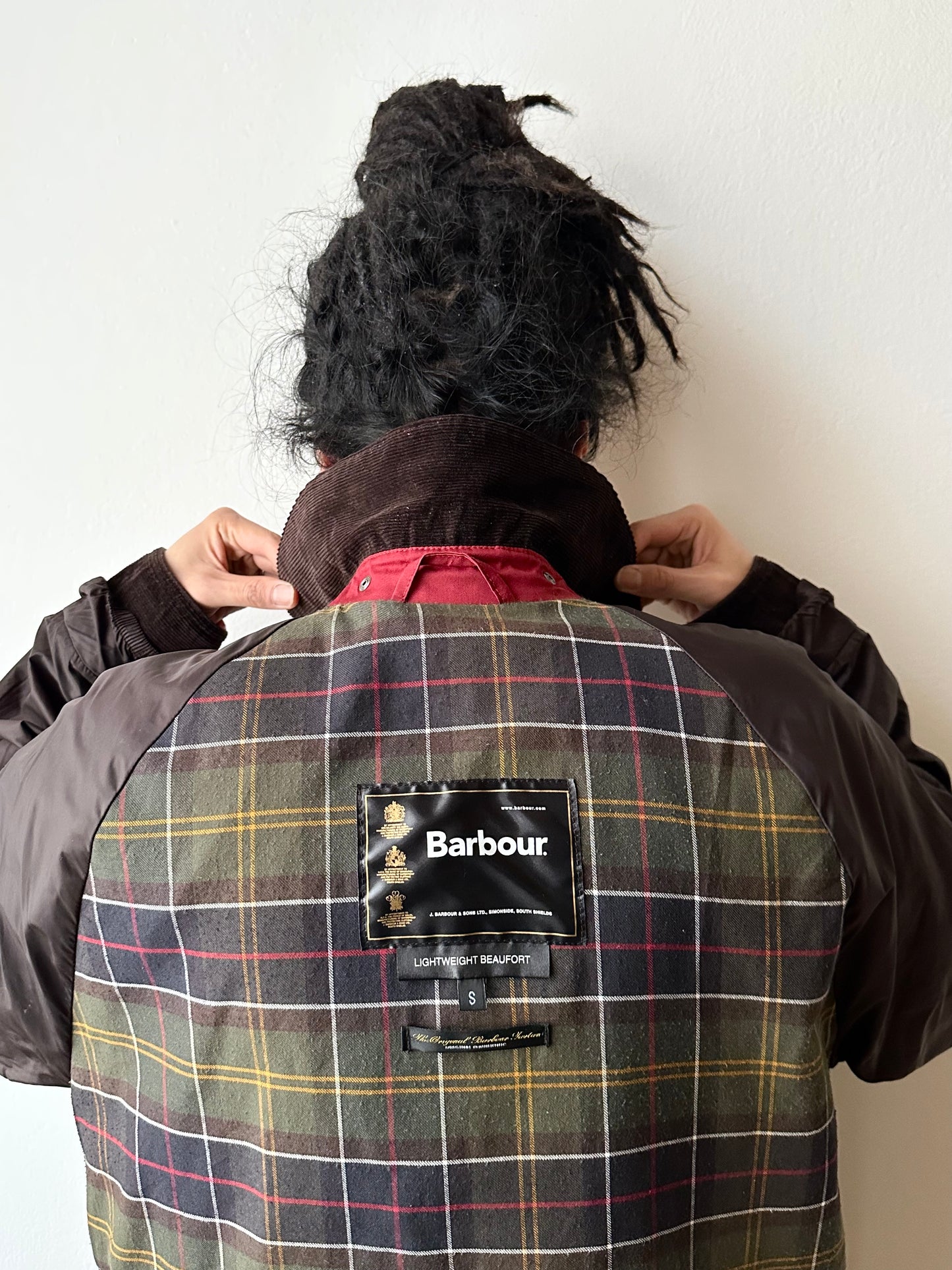 Barbour Beaufort nonwaxed hunting jacket