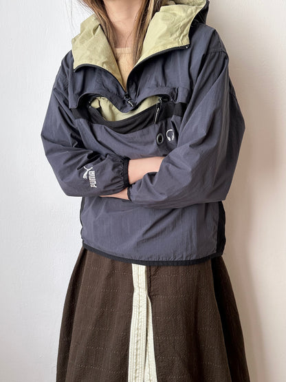 early 2000's PUMA packable nylon active smock