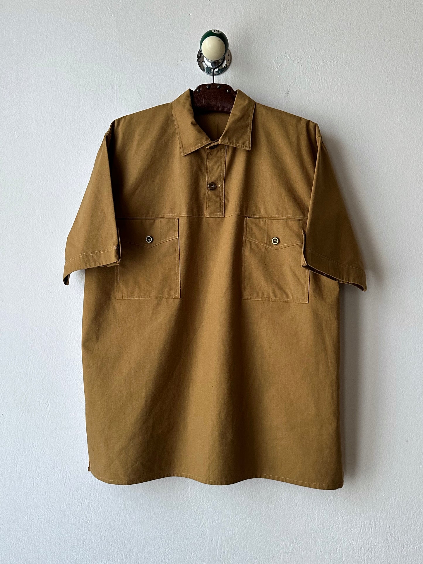 Brown pullover shirt