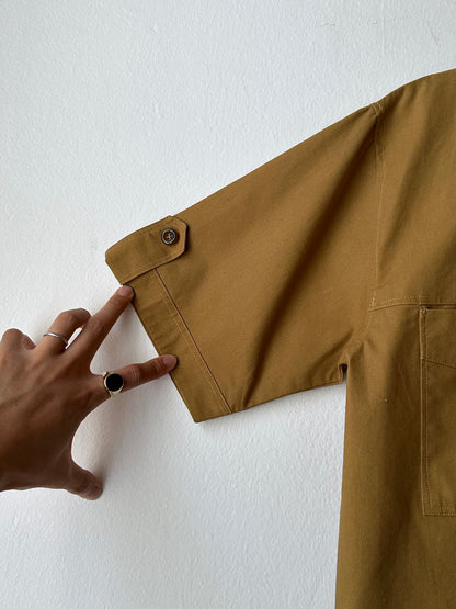 Brown pullover shirt
