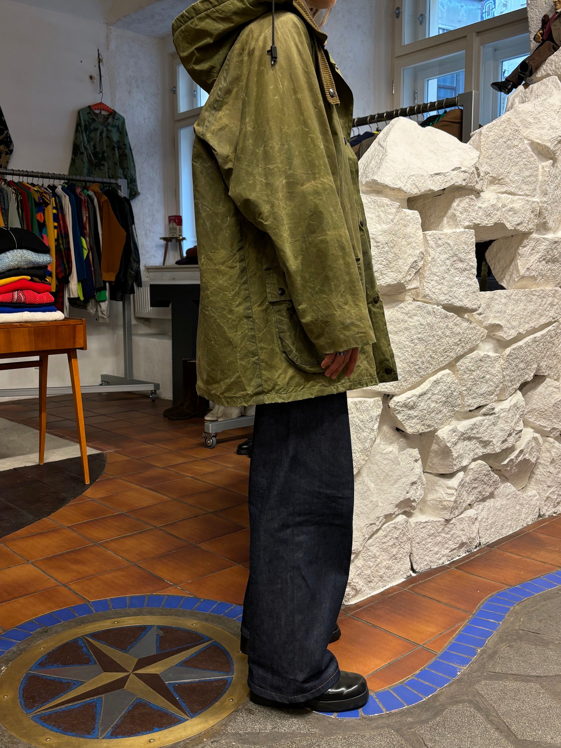 Burberrys Waxed Cotton Jacket 80's 90's 80年代 90年代 バーバリー Made in England イギリス製 Toto プラハ 古着屋 古着 Praha Prague Vintage store Vintage clothing イギリス古着 オイルドジャケット Rare レア 古着卸 フランス買い付け イギリス買い付け ユーロ古着 ヨーロッパ古着