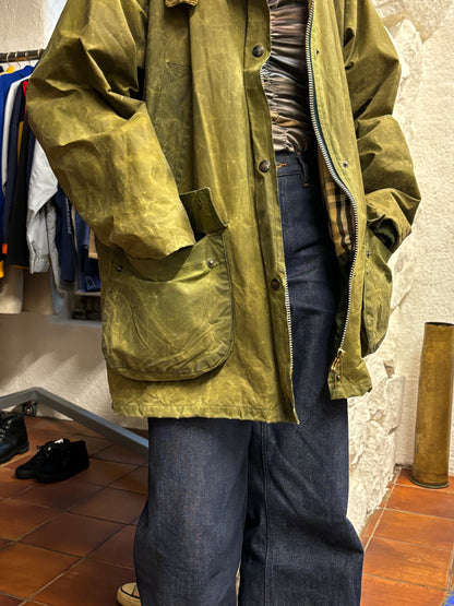 Burberrys Waxed Cotton Jacket 80's 90's 80年代 90年代 バーバリー Made in England イギリス製 Toto プラハ 古着屋 古着 Praha Prague Vintage store Vintage clothing イギリス古着 オイルドジャケット Rare レア 古着卸 フランス買い付け イギリス買い付け ユーロ古着 ヨーロッパ古着