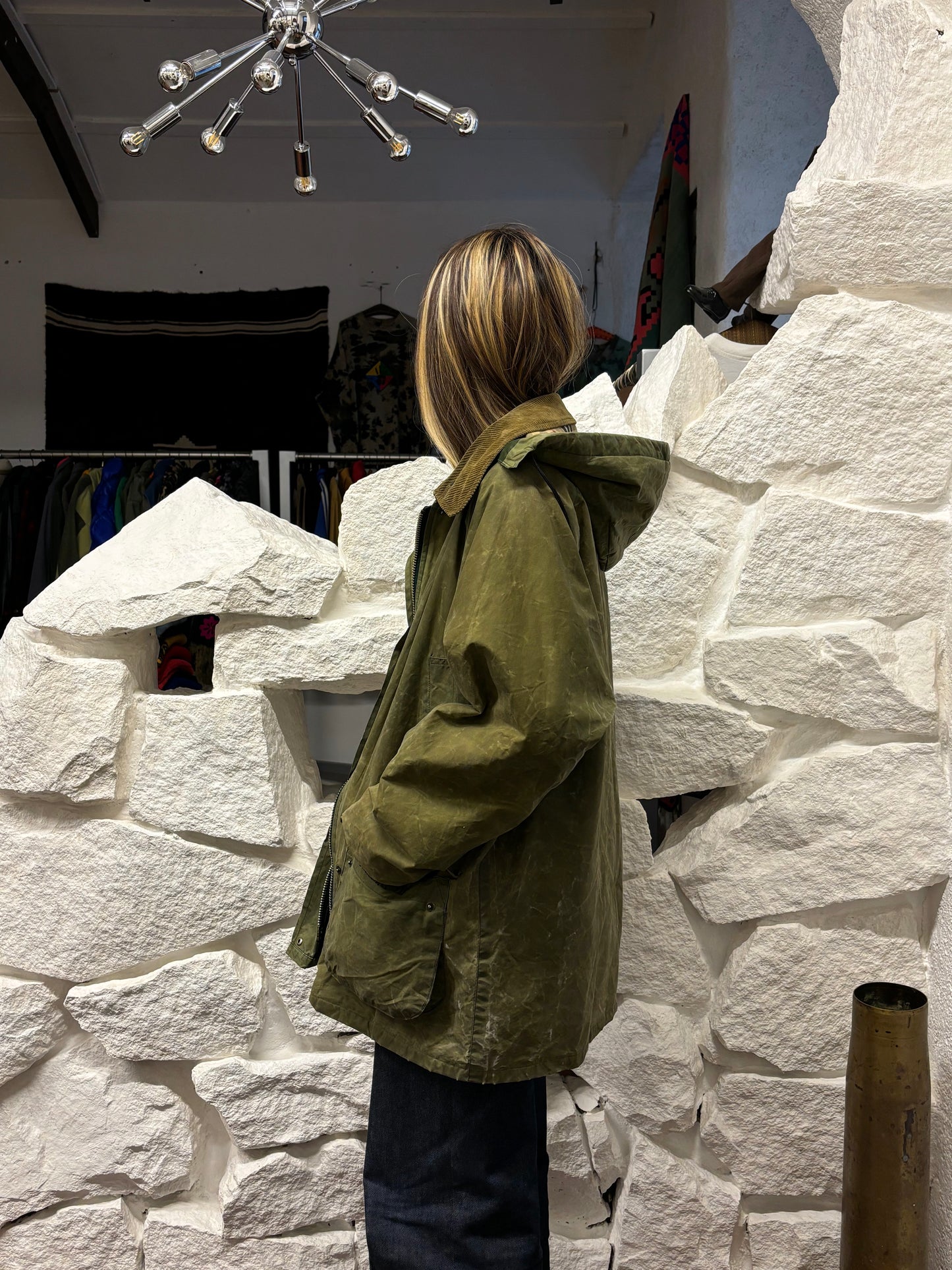 Burberrys Waxed Cotton Jacket 80's 90's 80年代 90年代 バーバリー Made in England イギリス製 Toto プラハ 古着屋 古着 Praha Prague Vintage store Vintage clothing イギリス古着 オイルドジャケット Rare レア 古着卸 フランス買い付け イギリス買い付け ユーロ古着 ヨーロッパ古着