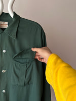 50s Rayon shirt vintage 50's 1950's 50年代 レーヨンシャツ 開襟シャツ open collar shirt アメリカ古着 ヴィンテージ