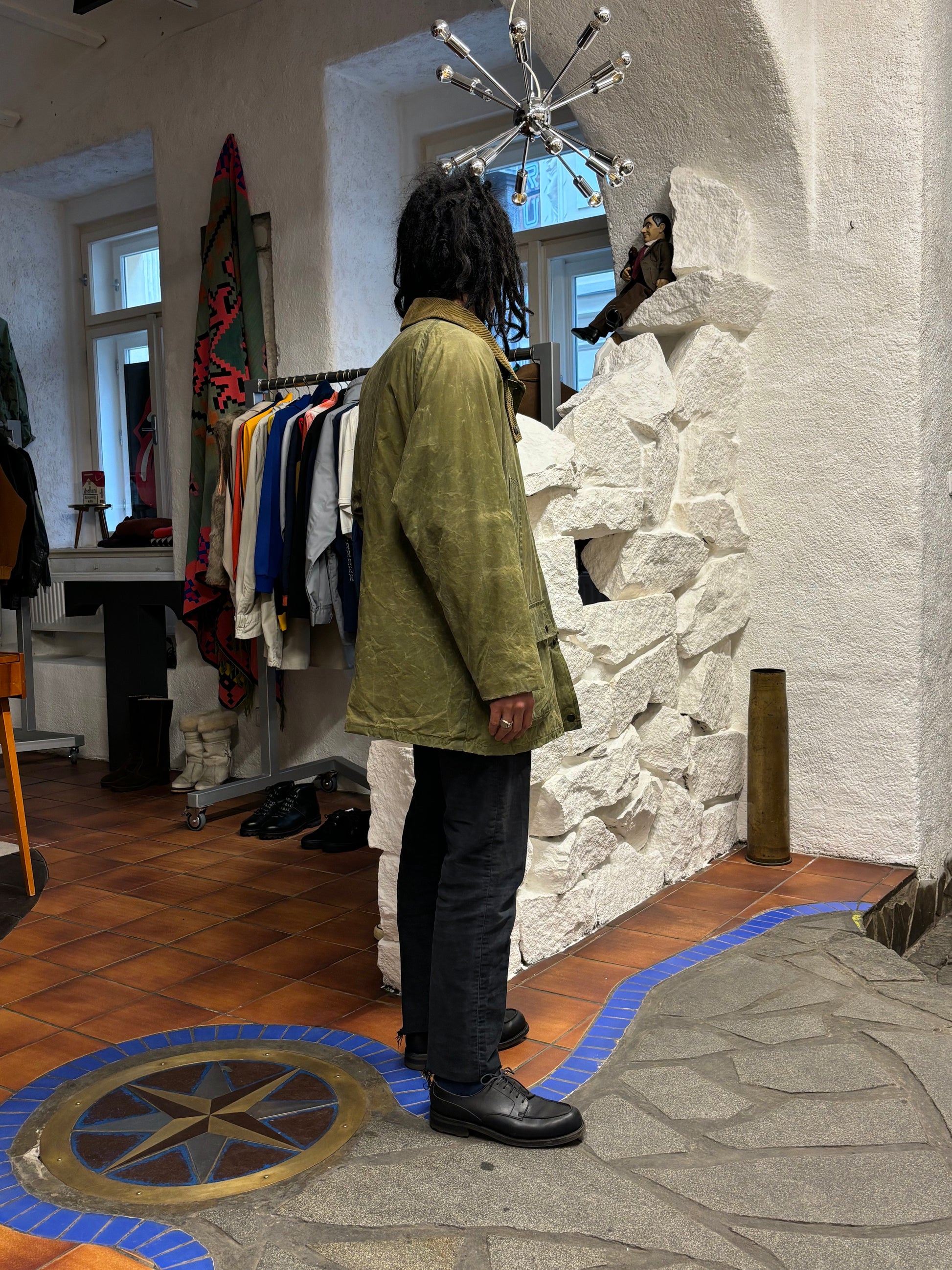 Burberrys Waxed Cotton Jacket 80's 90's 80年代 90年代 バーバリー Made in England イギリス製 Toto プラハ 古着屋 古着 Praha Prague Vintage store Vintage clothing イギリス古着 オイルドジャケット Rare レア 古着卸 フランス買い付け イギリス買い付け ユーロ古着 ヨーロッパ古着