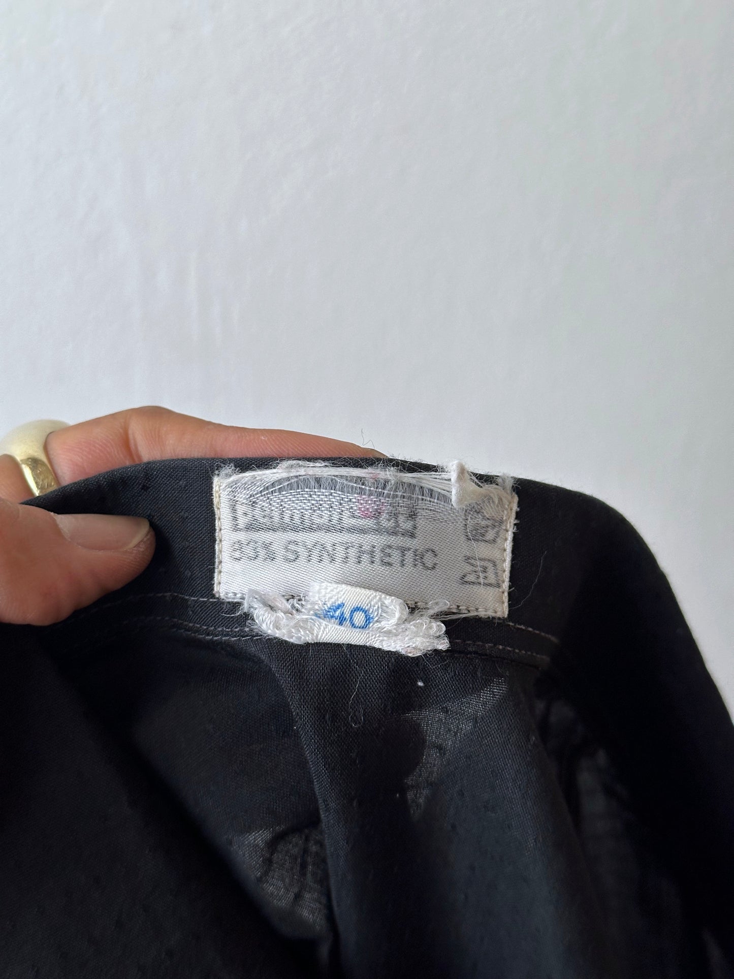 1970s Black shirt