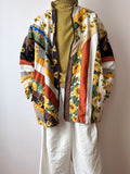 sunflower handmade blanket jacket