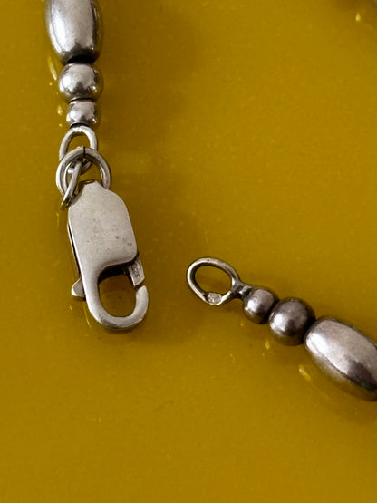 Sterling 925 oval pearl bracelet