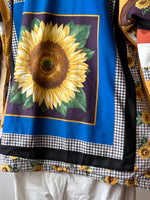 sunflower handmade blanket jacket