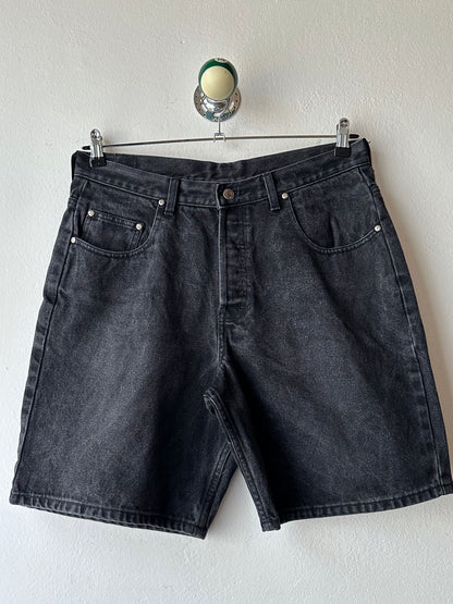Black Denim shorts - w35