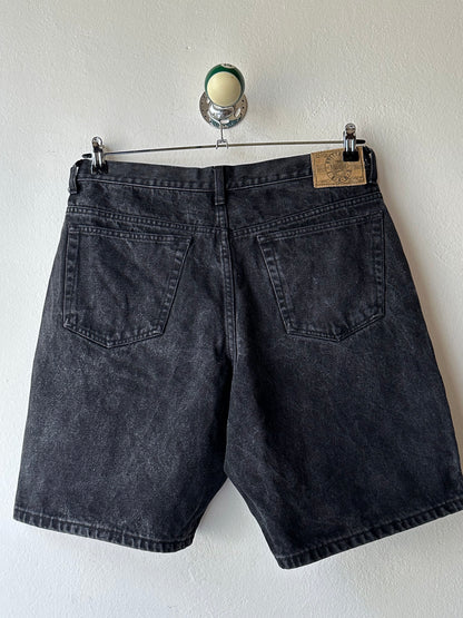Black Denim shorts - w35