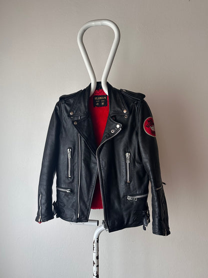 70s motorcycle leather jacket riders 1970's 70's 70年代 ライダースジャケット vintage ヴィンテージ ユーロ古着 ヨーロッパ古着