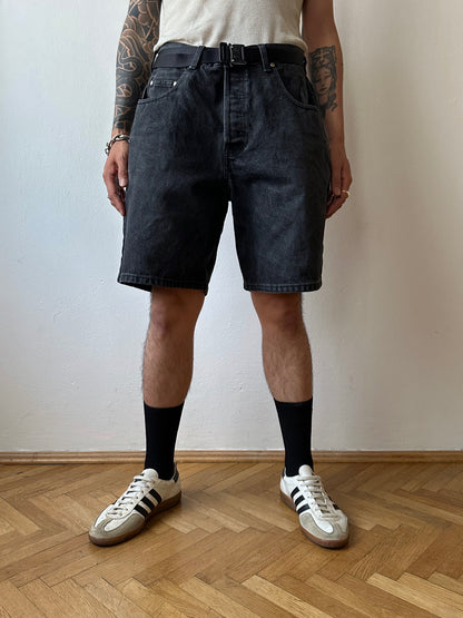 Black Denim shorts - w35