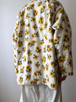 sunflower handmade blanket jacket