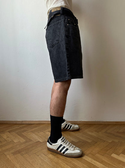 Black Denim shorts - w35