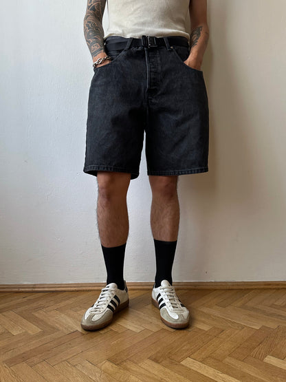 Black Denim shorts - w35