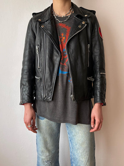 70s motorcycle leather jacket riders 1970's 70's 70年代 ライダースジャケット vintage ヴィンテージ ユーロ古着 ヨーロッパ古着