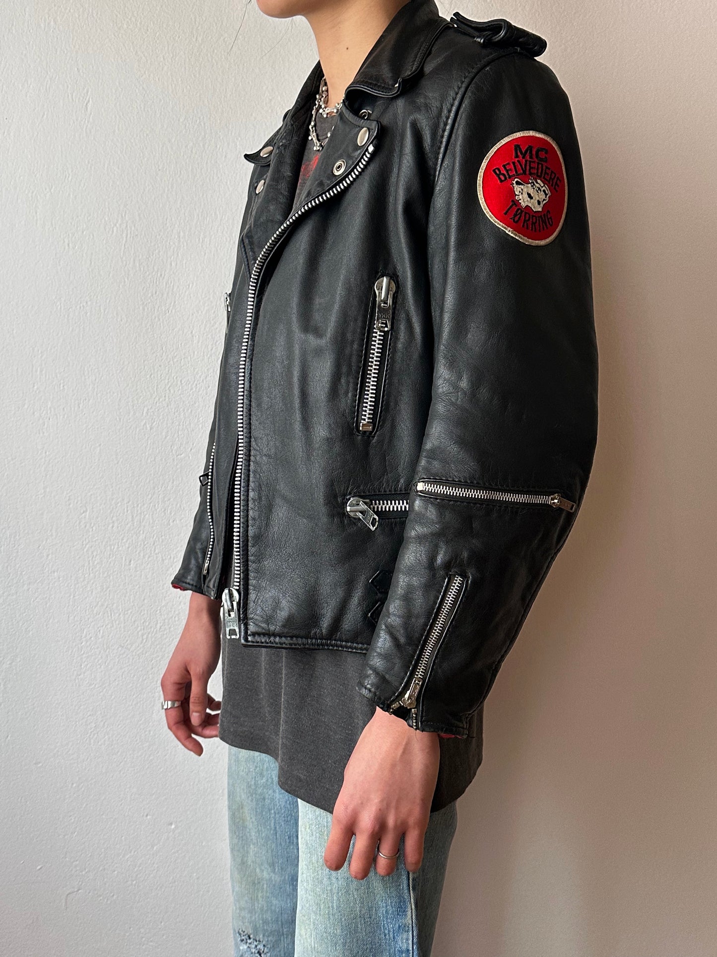 70s motorcycle leather jacket riders 1970's 70's 70年代 ライダースジャケット vintage ヴィンテージ ユーロ古着 ヨーロッパ古着
