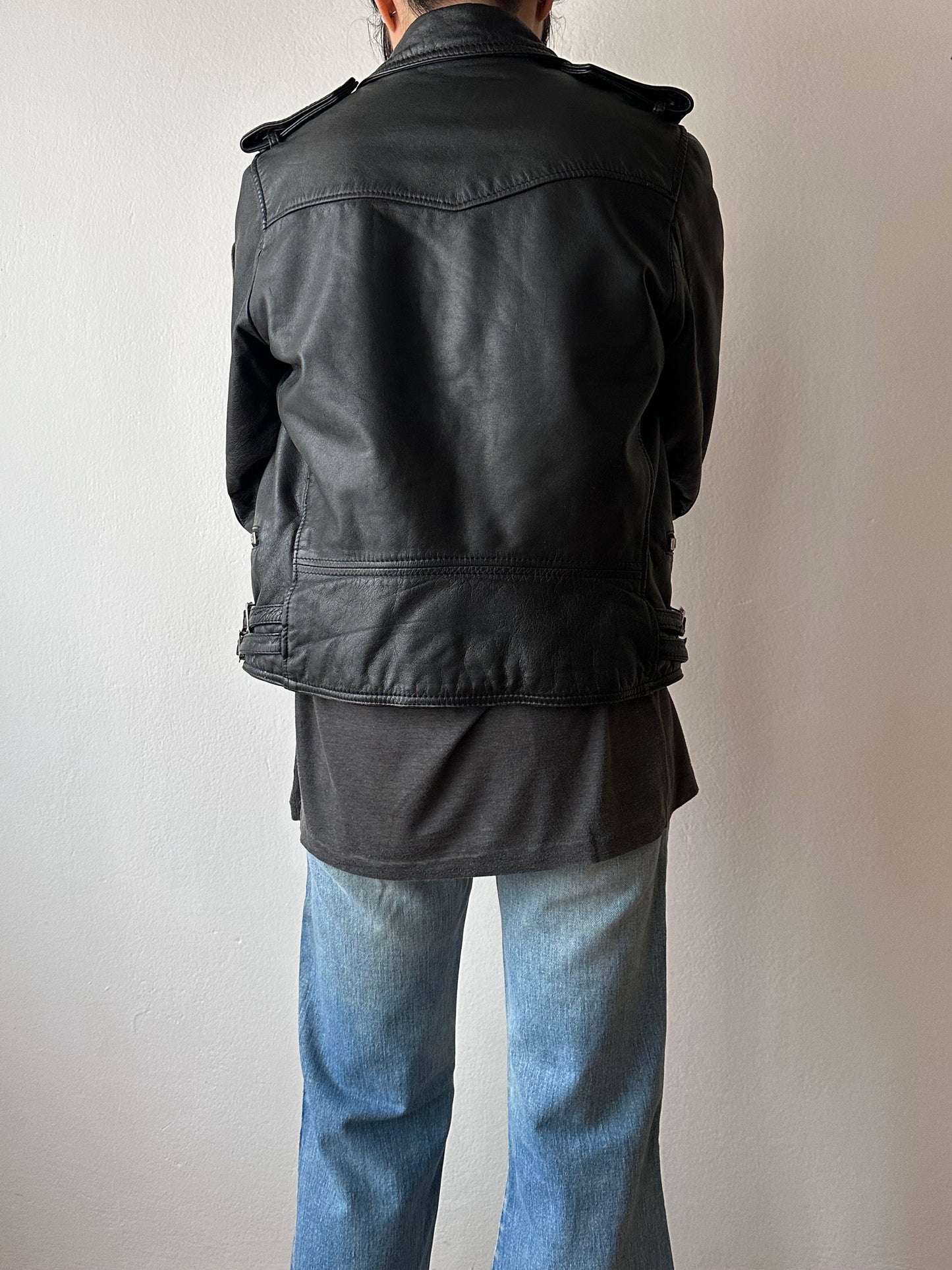 70s motorcycle leather jacket riders 1970's 70's 70年代 ライダースジャケット vintage ヴィンテージ ユーロ古着 ヨーロッパ古着
