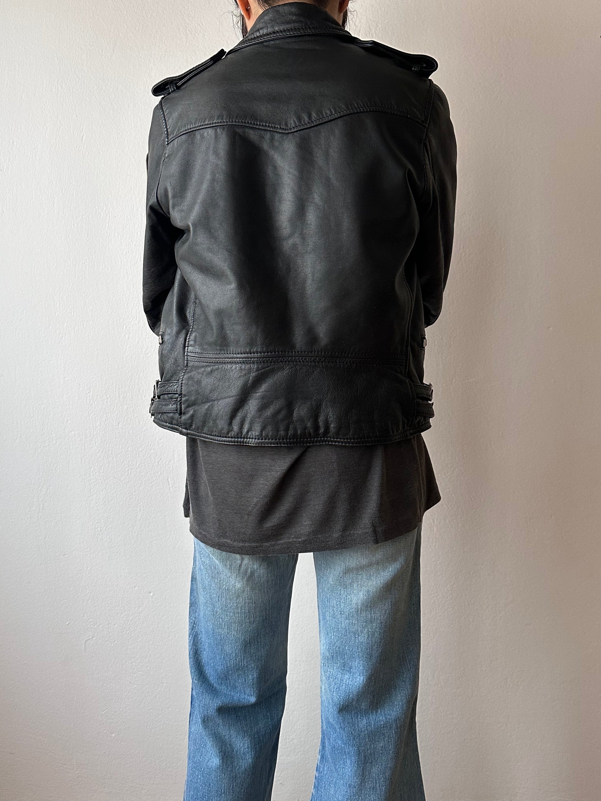 70s motorcycle leather jacket riders 1970's 70's 70年代 ライダースジャケット vintage ヴィンテージ ユーロ古着 ヨーロッパ古着