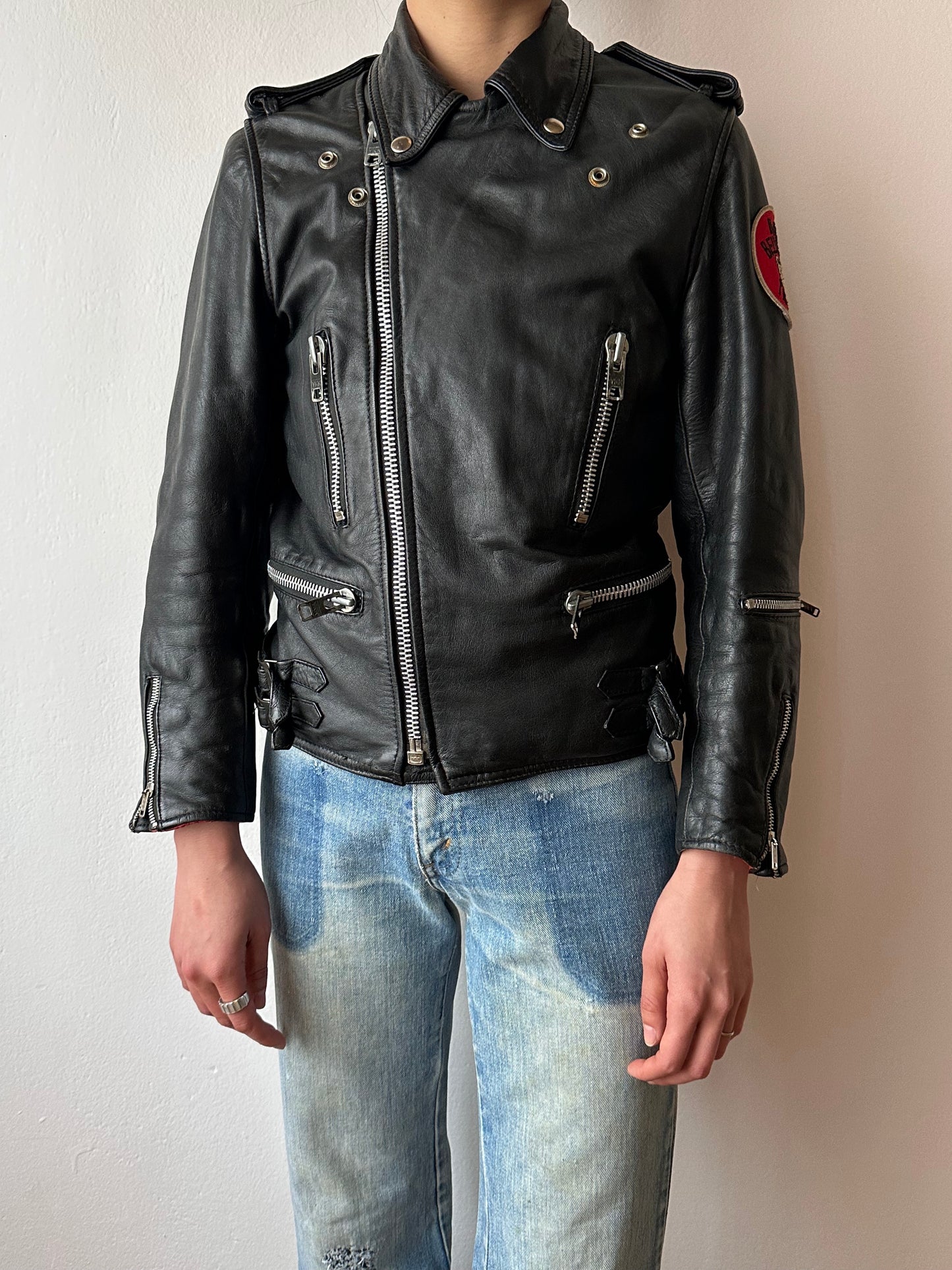 70s motorcycle leather jacket riders 1970's 70's 70年代 ライダースジャケット vintage ヴィンテージ ユーロ古着 ヨーロッパ古着