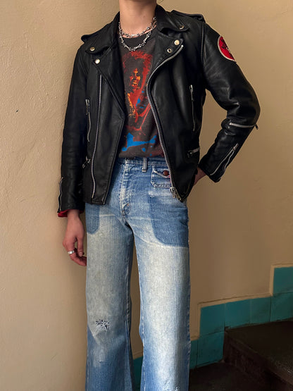 70s motorcycle leather jacket riders 1970's 70's 70年代 ライダースジャケット vintage ヴィンテージ ユーロ古着 ヨーロッパ古着