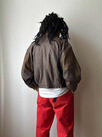 1980s French leather jacket