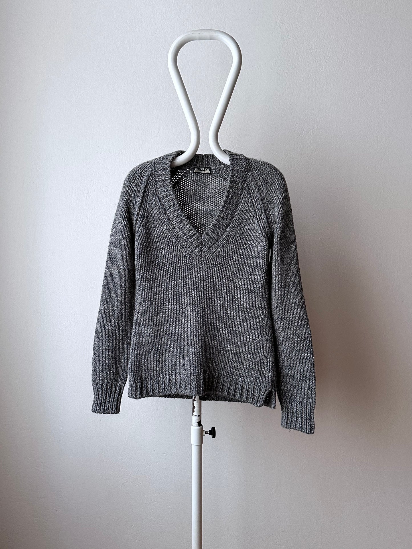 CLOSED glitter gray mohair mix