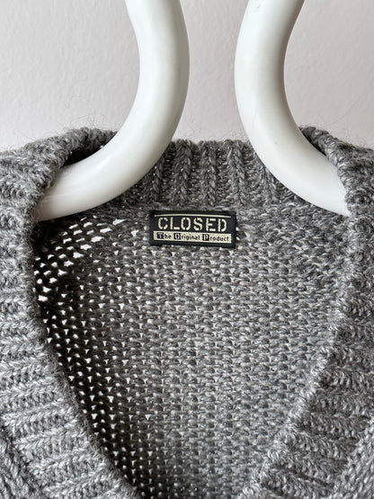 CLOSED glitter gray mohair mix