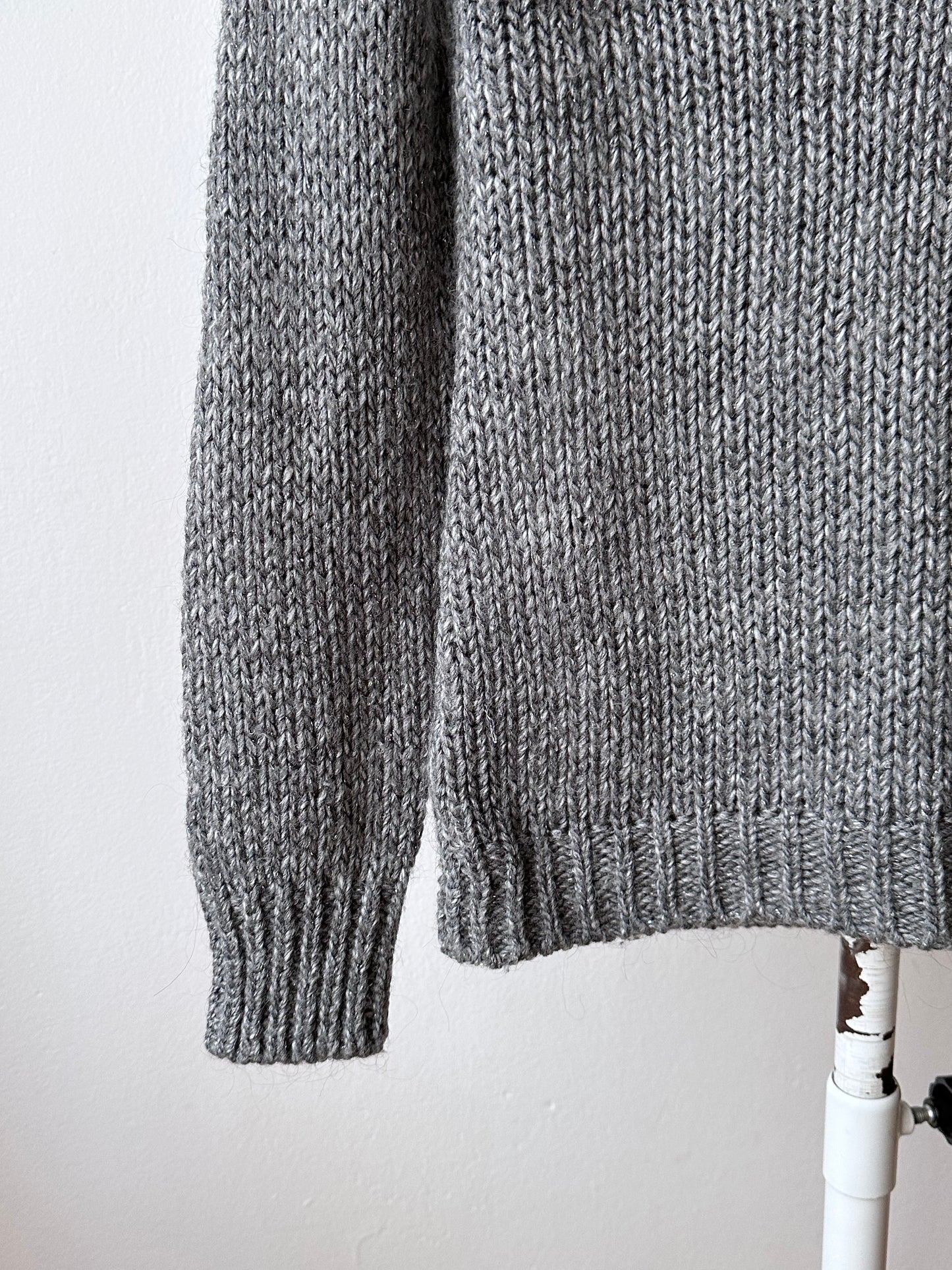 CLOSED glitter gray mohair mix