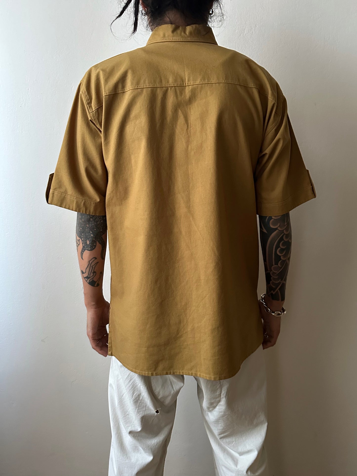Brown pullover shirt